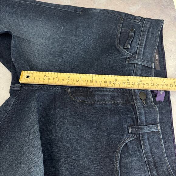 NYDJ Women's Straight Leg Jeans - Dark Blue - Picture 8 of 11